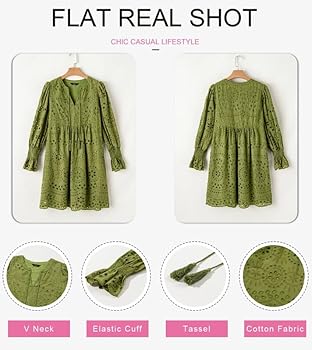 新品タグ付き LOKITHO lace Vneck dress Women's Summer V-Neck Long-Sleeved Lace Sheath Dress | ZORKET